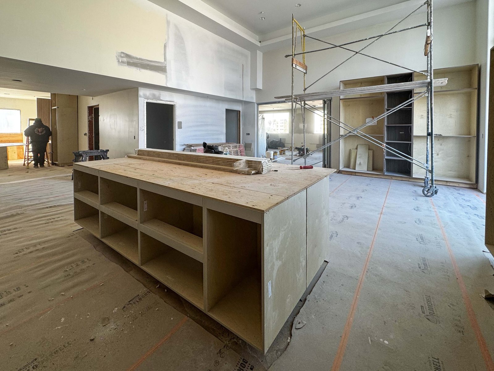 Third Floor During Construction
